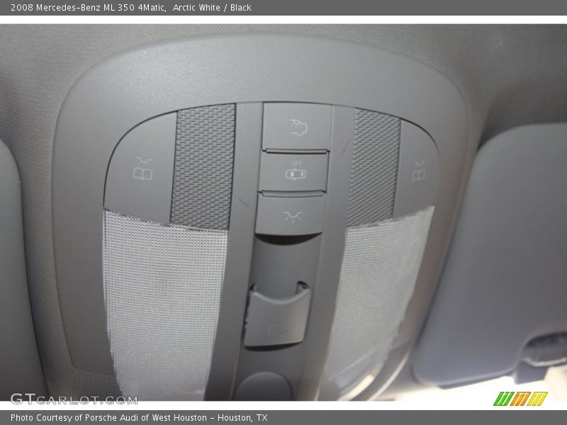 Arctic White / Black 2008 Mercedes-Benz ML 350 4Matic