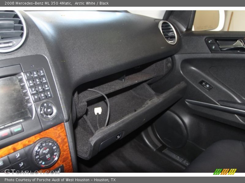 Arctic White / Black 2008 Mercedes-Benz ML 350 4Matic