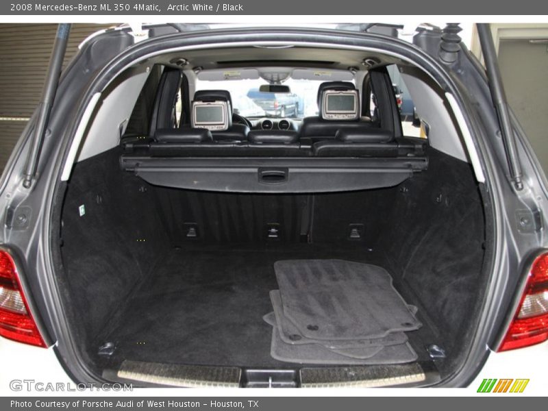 Arctic White / Black 2008 Mercedes-Benz ML 350 4Matic