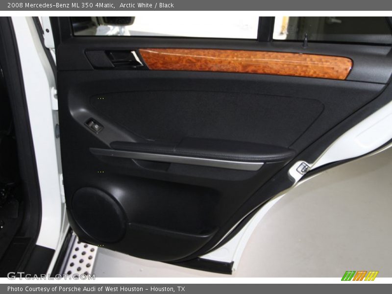 Arctic White / Black 2008 Mercedes-Benz ML 350 4Matic
