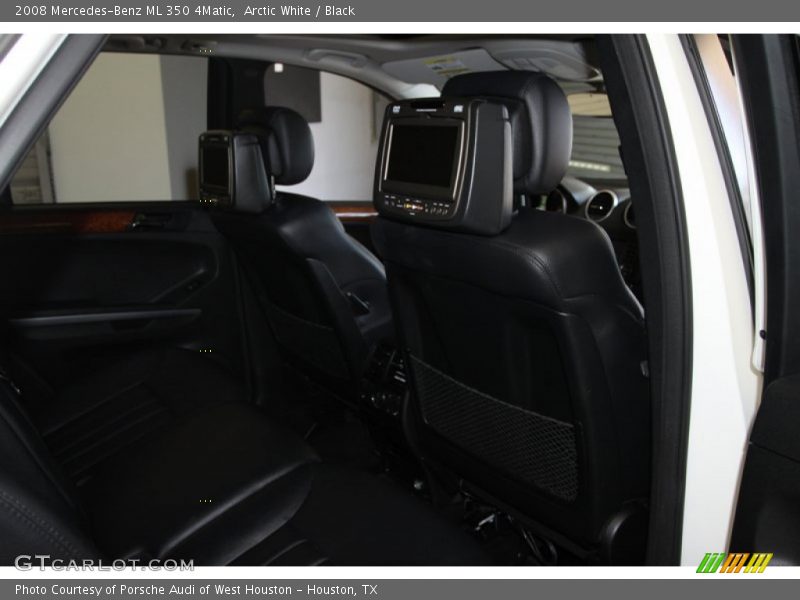 Arctic White / Black 2008 Mercedes-Benz ML 350 4Matic