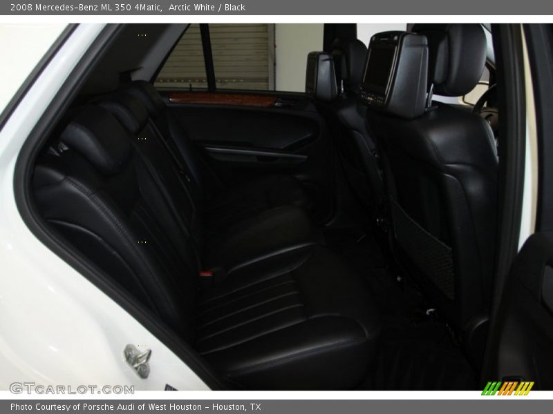 Arctic White / Black 2008 Mercedes-Benz ML 350 4Matic
