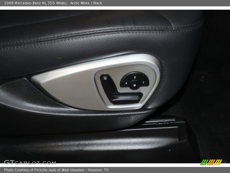 Arctic White / Black 2008 Mercedes-Benz ML 350 4Matic