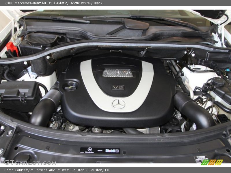 Arctic White / Black 2008 Mercedes-Benz ML 350 4Matic