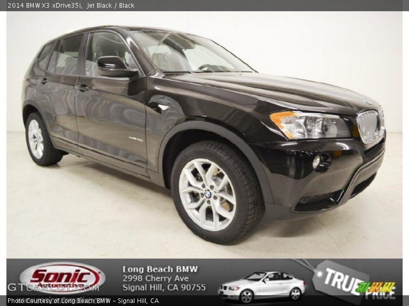 Jet Black / Black 2014 BMW X3 xDrive35i