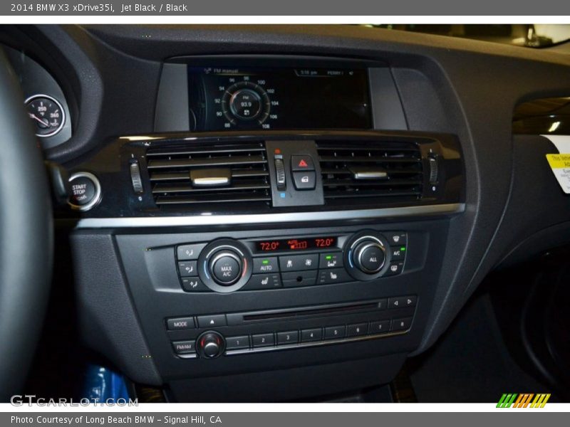 Jet Black / Black 2014 BMW X3 xDrive35i