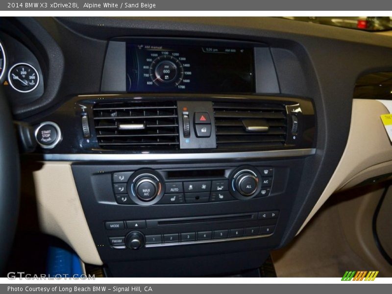 Alpine White / Sand Beige 2014 BMW X3 xDrive28i