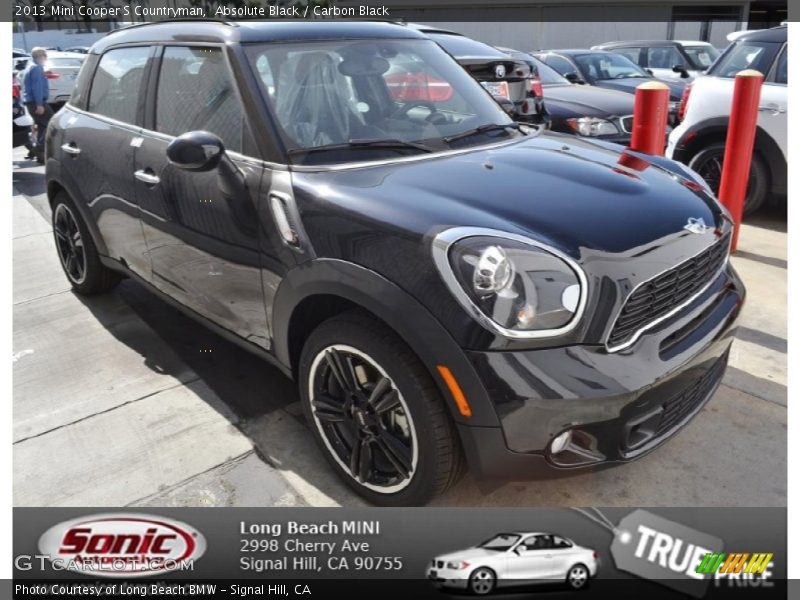 Absolute Black / Carbon Black 2013 Mini Cooper S Countryman