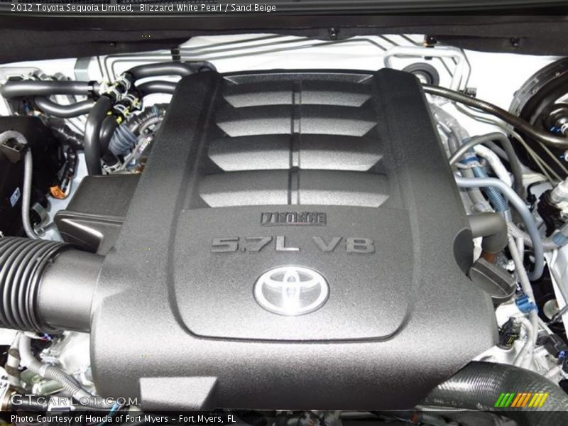  2012 Sequoia Limited Engine - 5.7 Liter i-Force DOHC 32-Valve VVT-i V8