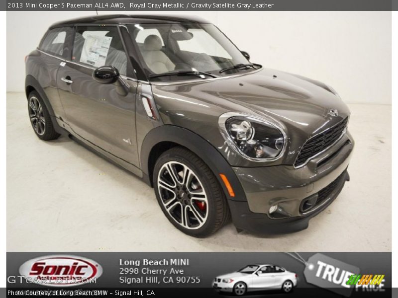 Royal Gray Metallic / Gravity Satellite Gray Leather 2013 Mini Cooper S Paceman ALL4 AWD