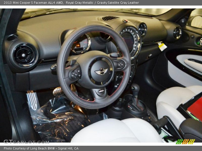 Royal Gray Metallic / Gravity Satellite Gray Leather 2013 Mini Cooper S Paceman ALL4 AWD