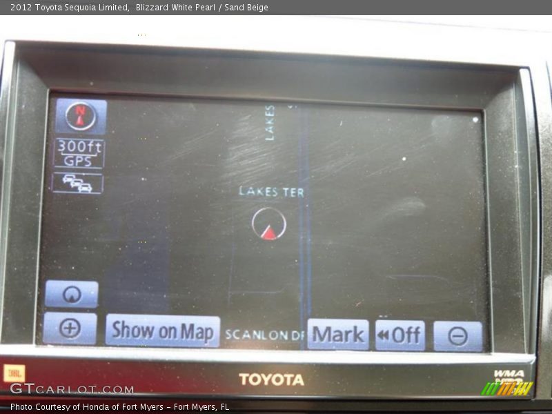 Blizzard White Pearl / Sand Beige 2012 Toyota Sequoia Limited