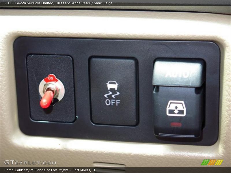 Blizzard White Pearl / Sand Beige 2012 Toyota Sequoia Limited