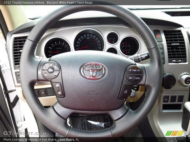  2012 Sequoia Limited Steering Wheel
