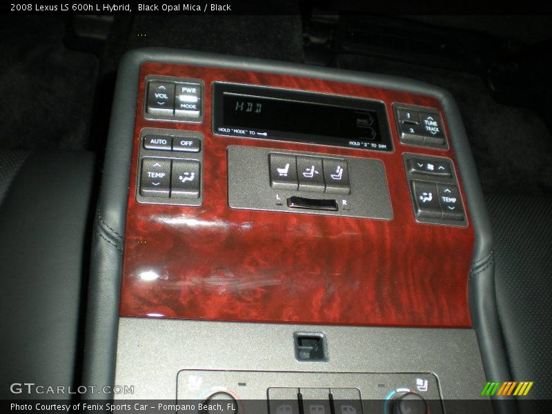 Black Opal Mica / Black 2008 Lexus LS 600h L Hybrid