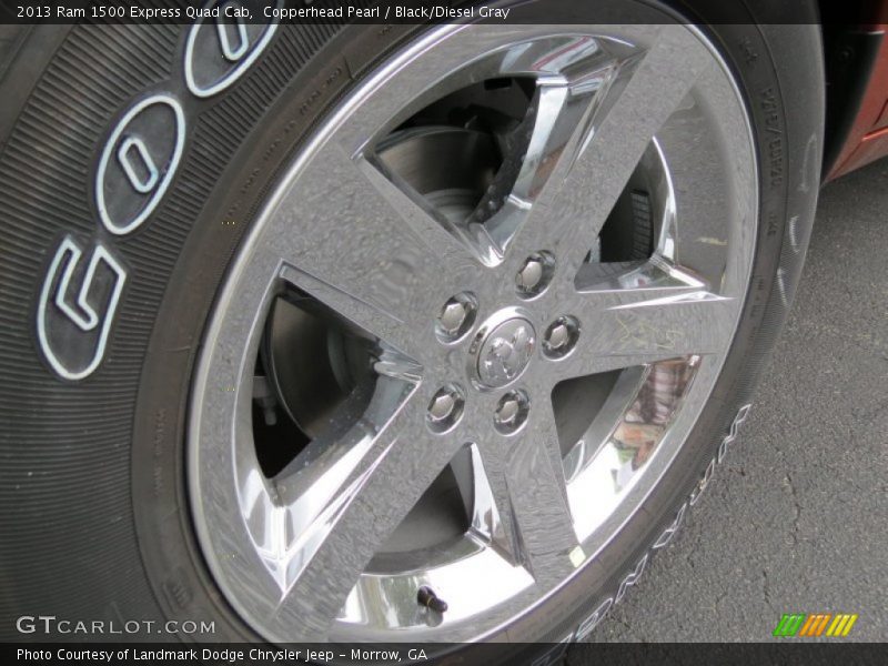 Copperhead Pearl / Black/Diesel Gray 2013 Ram 1500 Express Quad Cab