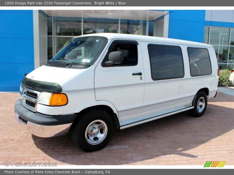 Front 3/4 View of 1999 Ram Van 1500 Passenger Conversion