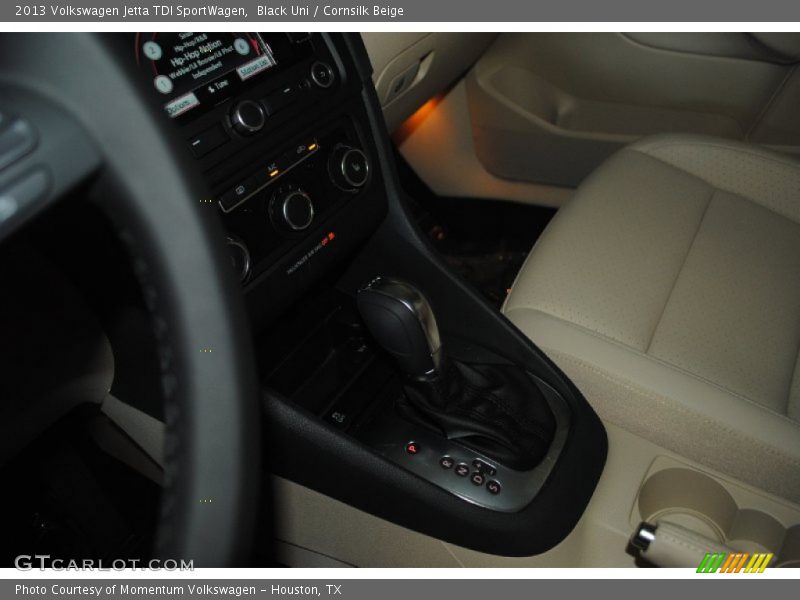 Black Uni / Cornsilk Beige 2013 Volkswagen Jetta TDI SportWagen