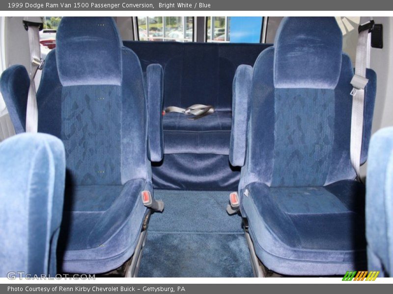 Rear Seat of 1999 Ram Van 1500 Passenger Conversion