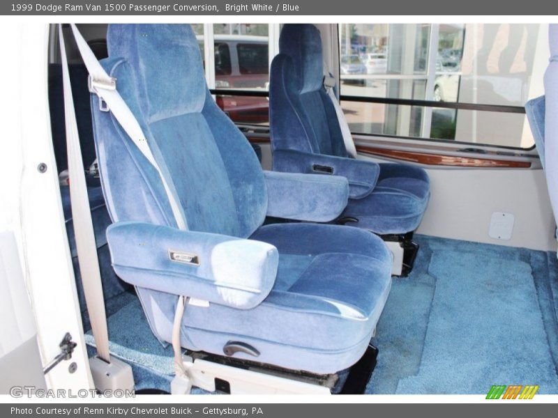 Rear Seat of 1999 Ram Van 1500 Passenger Conversion