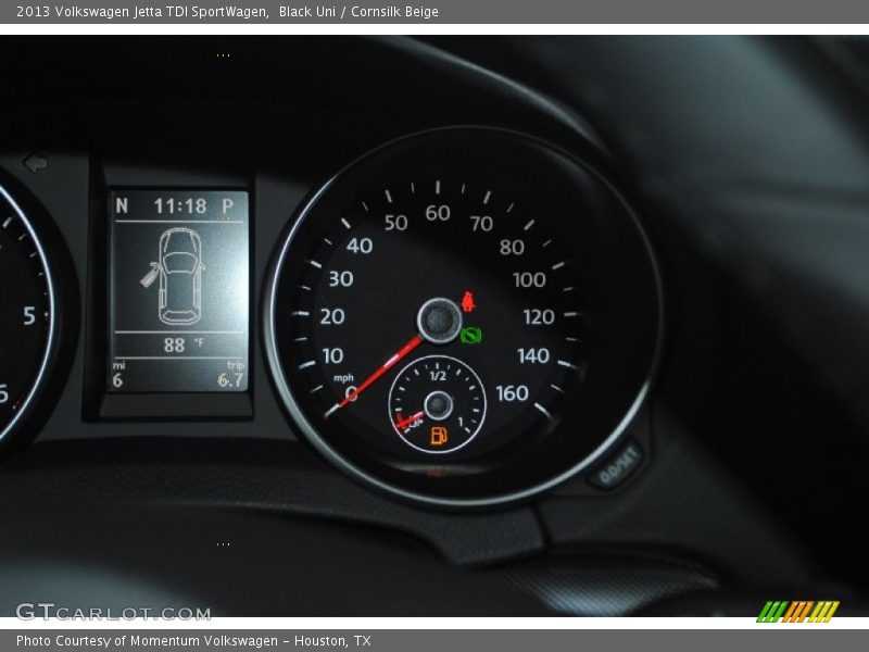 Black Uni / Cornsilk Beige 2013 Volkswagen Jetta TDI SportWagen