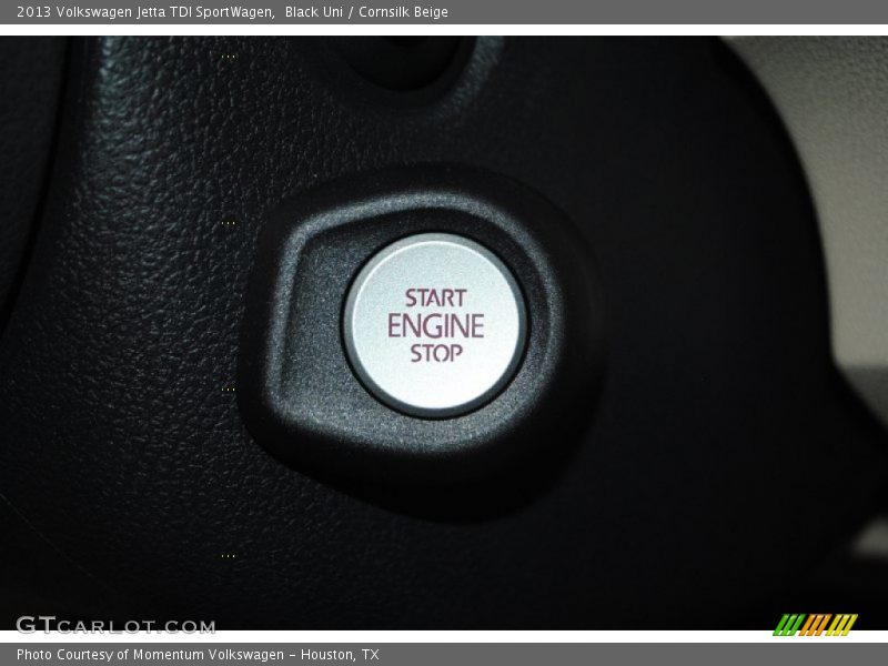 Black Uni / Cornsilk Beige 2013 Volkswagen Jetta TDI SportWagen
