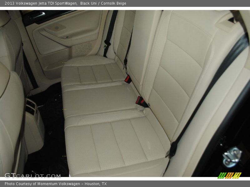 Black Uni / Cornsilk Beige 2013 Volkswagen Jetta TDI SportWagen