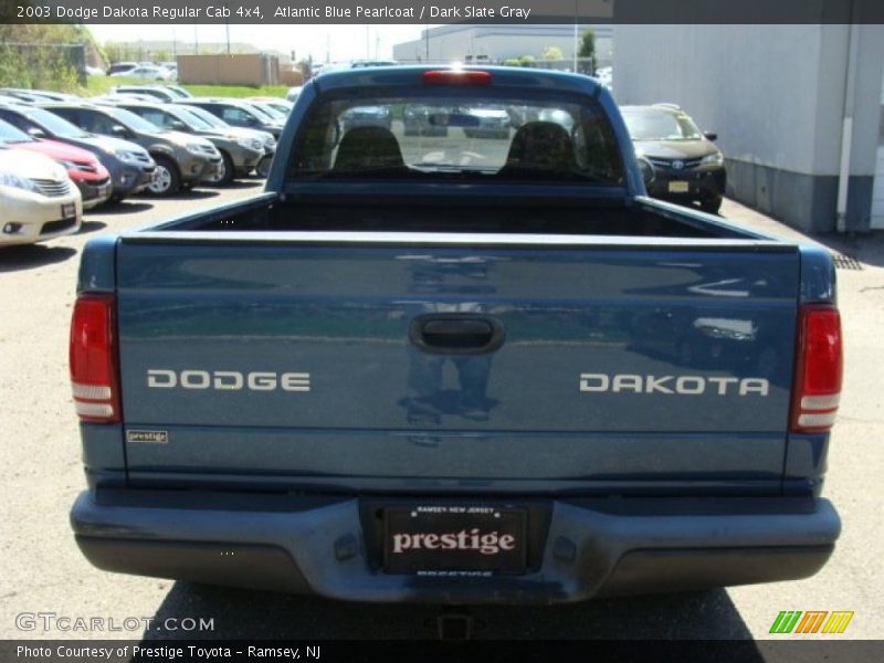 Atlantic Blue Pearlcoat / Dark Slate Gray 2003 Dodge Dakota Regular Cab 4x4