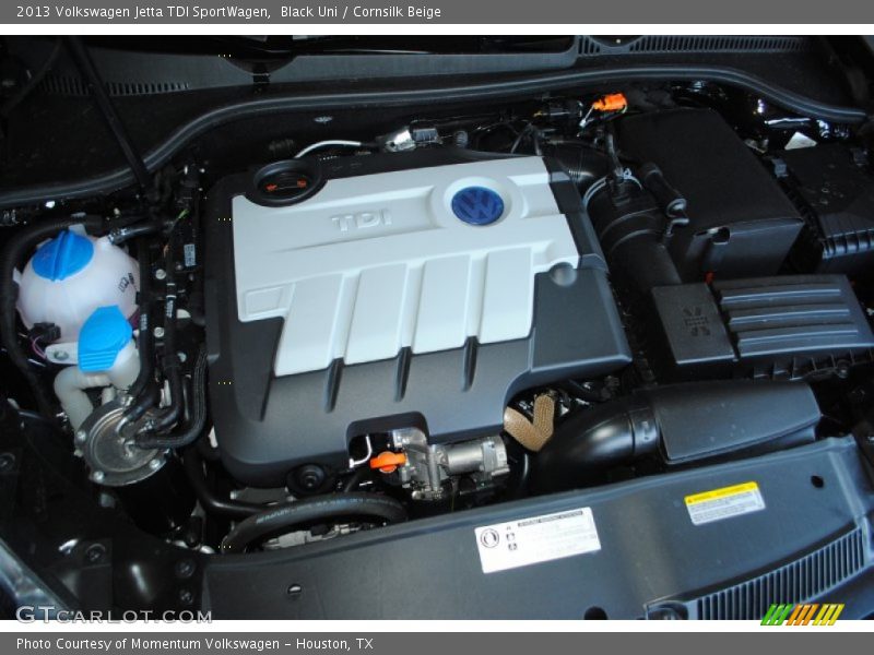 Black Uni / Cornsilk Beige 2013 Volkswagen Jetta TDI SportWagen