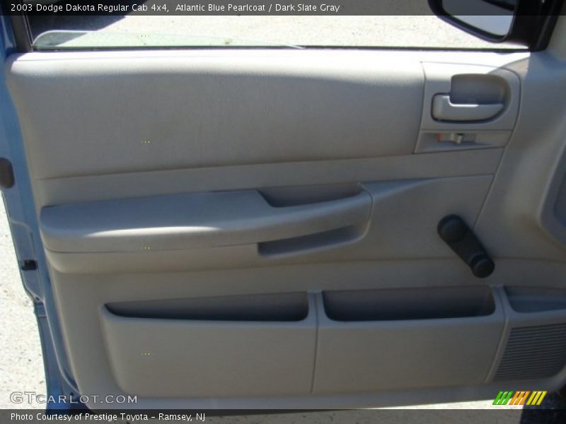 Atlantic Blue Pearlcoat / Dark Slate Gray 2003 Dodge Dakota Regular Cab 4x4