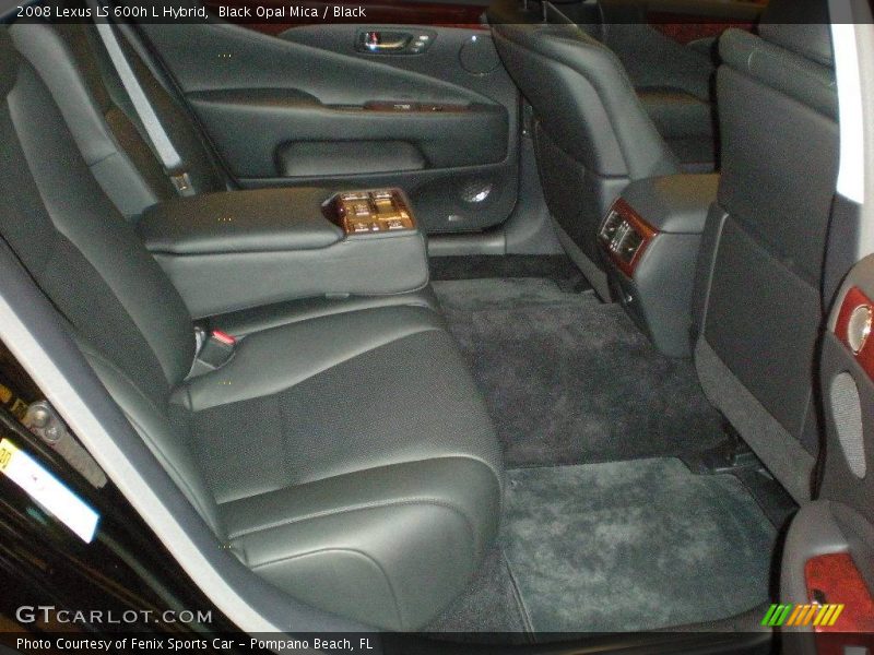 Black Opal Mica / Black 2008 Lexus LS 600h L Hybrid