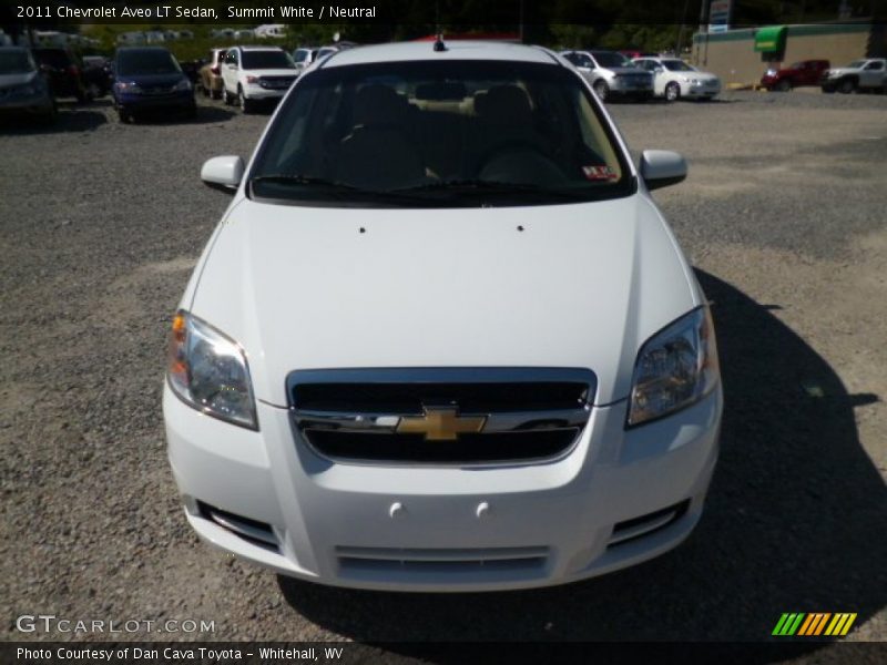 Summit White / Neutral 2011 Chevrolet Aveo LT Sedan