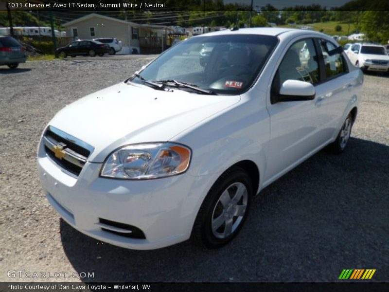Summit White / Neutral 2011 Chevrolet Aveo LT Sedan