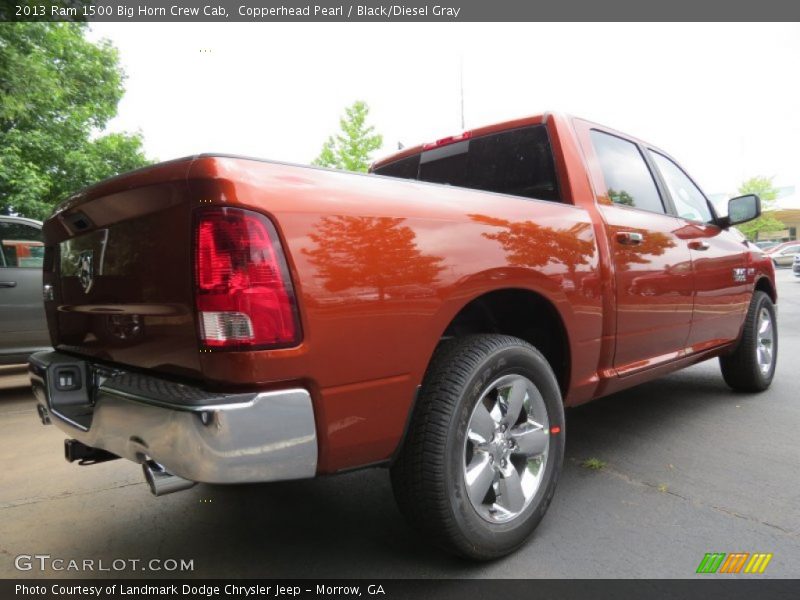 Copperhead Pearl / Black/Diesel Gray 2013 Ram 1500 Big Horn Crew Cab