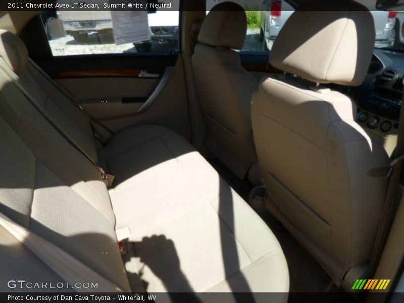 Summit White / Neutral 2011 Chevrolet Aveo LT Sedan