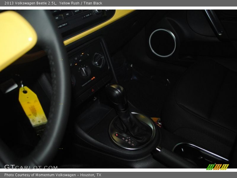 Yellow Rush / Titan Black 2013 Volkswagen Beetle 2.5L