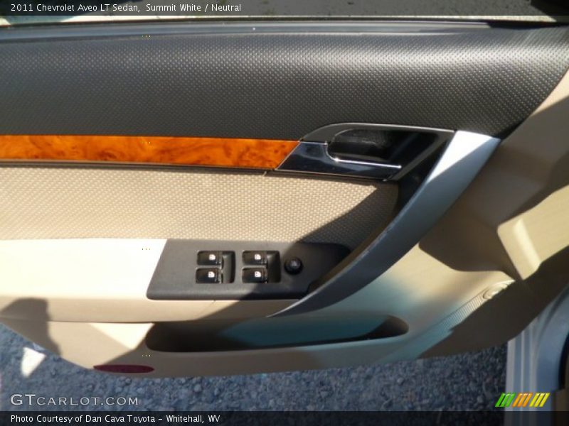 Summit White / Neutral 2011 Chevrolet Aveo LT Sedan