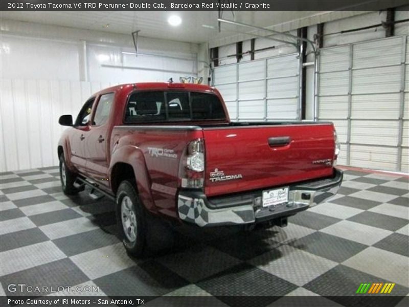 Barcelona Red Metallic / Graphite 2012 Toyota Tacoma V6 TRD Prerunner Double Cab