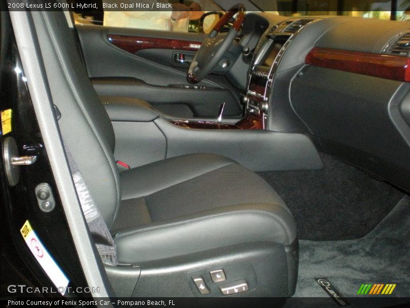 Black Opal Mica / Black 2008 Lexus LS 600h L Hybrid