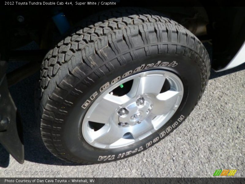 Super White / Graphite 2012 Toyota Tundra Double Cab 4x4