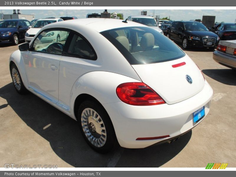 Candy White / Beige 2013 Volkswagen Beetle 2.5L