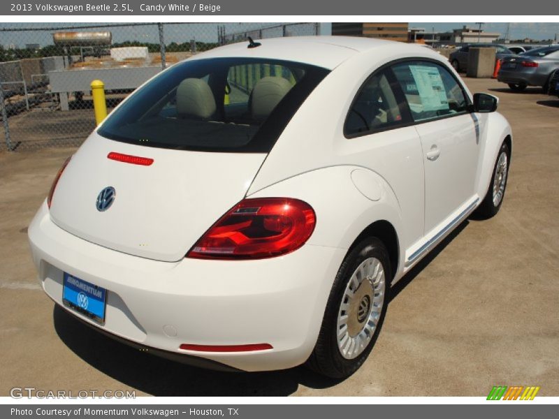 Candy White / Beige 2013 Volkswagen Beetle 2.5L