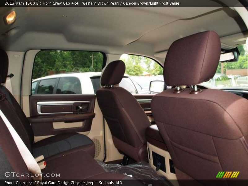 Western Brown Pearl / Canyon Brown/Light Frost Beige 2013 Ram 1500 Big Horn Crew Cab 4x4