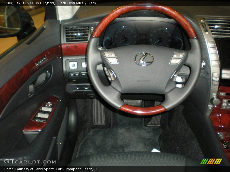 Black Opal Mica / Black 2008 Lexus LS 600h L Hybrid