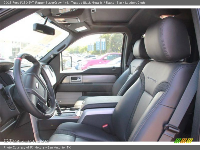 Front Seat of 2013 F150 SVT Raptor SuperCrew 4x4