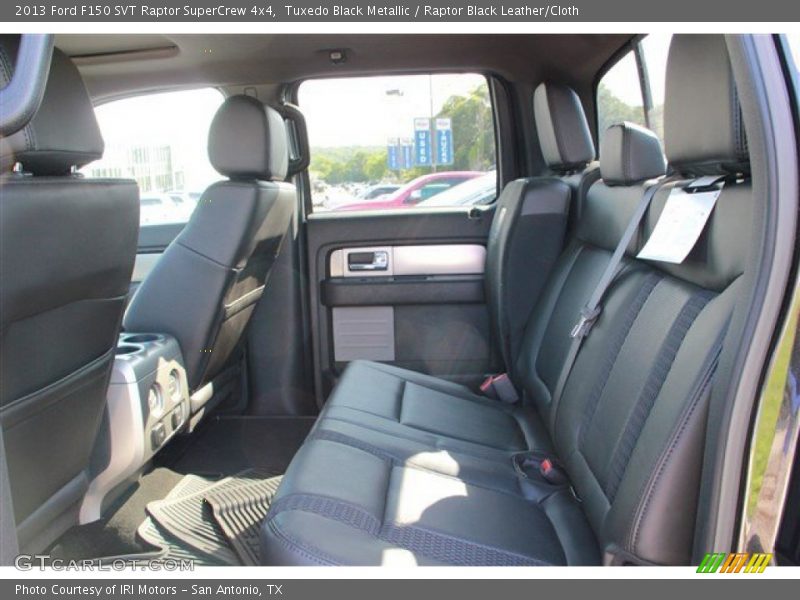 Rear Seat of 2013 F150 SVT Raptor SuperCrew 4x4