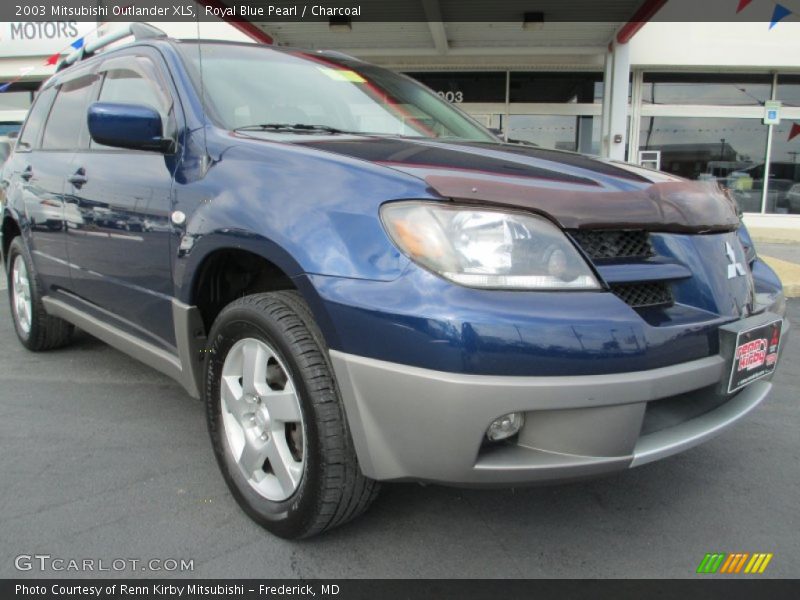 Royal Blue Pearl / Charcoal 2003 Mitsubishi Outlander XLS