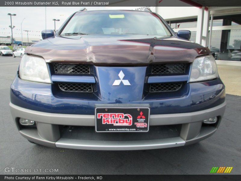 Royal Blue Pearl / Charcoal 2003 Mitsubishi Outlander XLS