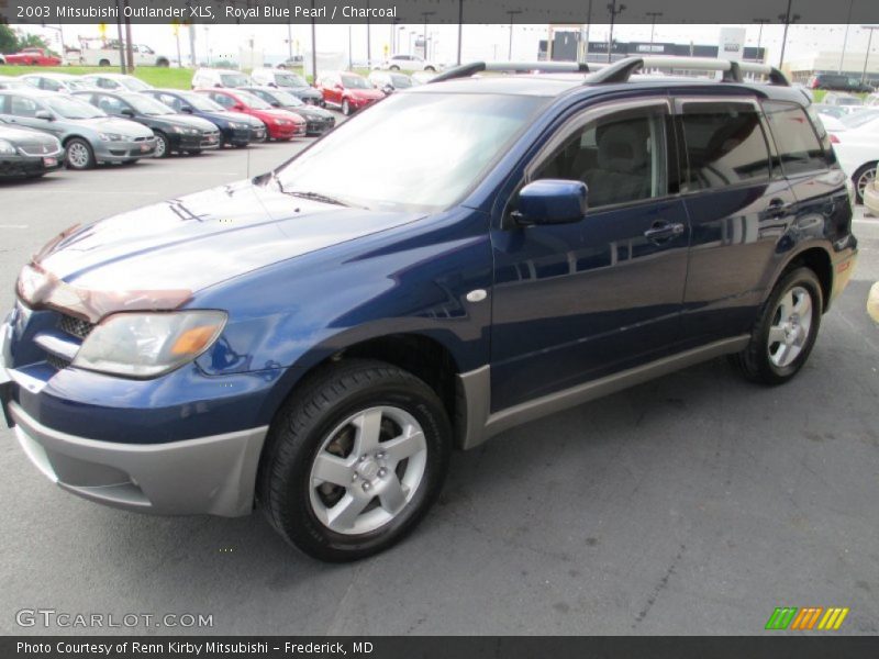 Royal Blue Pearl / Charcoal 2003 Mitsubishi Outlander XLS