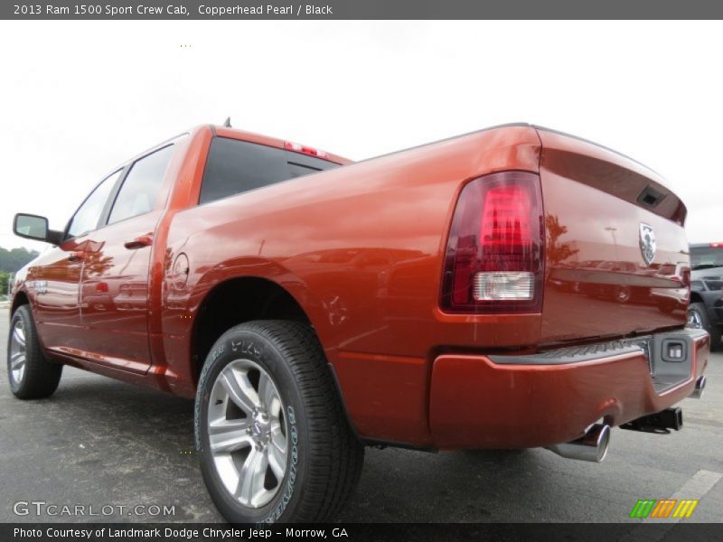Copperhead Pearl / Black 2013 Ram 1500 Sport Crew Cab